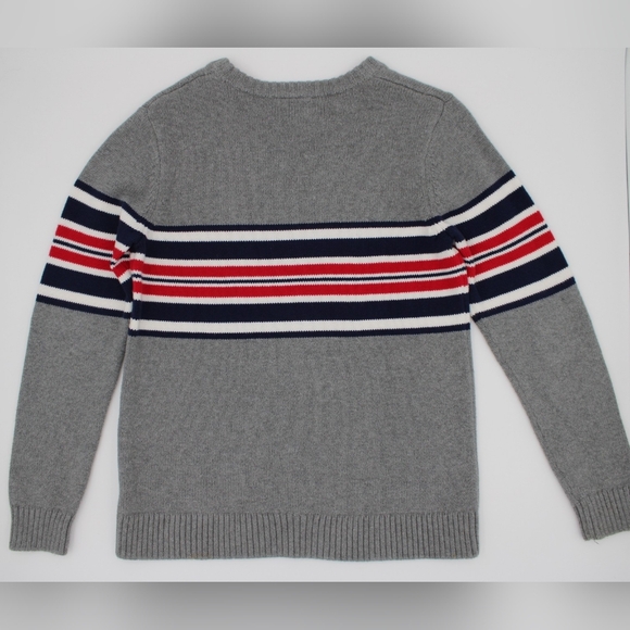 Hanna Andersson Boys Size 10 Colorblock Crewneck Sweater - Picture 2 of 5